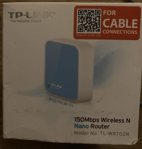 TP-LINK 150Mbps Nano Router - Model TL-WR702N - Picture 1 of 1