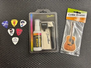 Guitar Bundle - Superb Deal - Pics/Polish/Winder/air Freshener/cloth - Picture 1 of 2