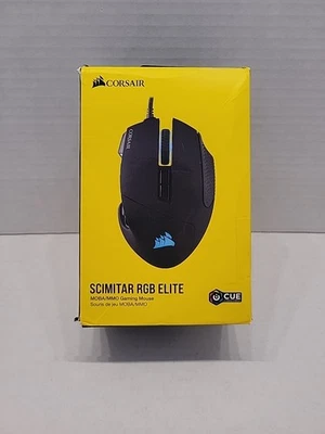 CORSAIR SCIMITAR RGB ELITE Optical MOBA/MMO Gaming Mouse - Black (CH-9304211-NA) - Image 1 of 3