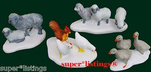 Dept. 56 Farm Animals Set 4 Retired 1991 New England 59455 - Picture 1 of 5