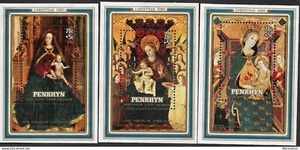SKV) 1980. Northern Cook Islands. Penrhyn. Virgin Islands. Art. 3 Souvenir Sheet - Picture 1 of 1
