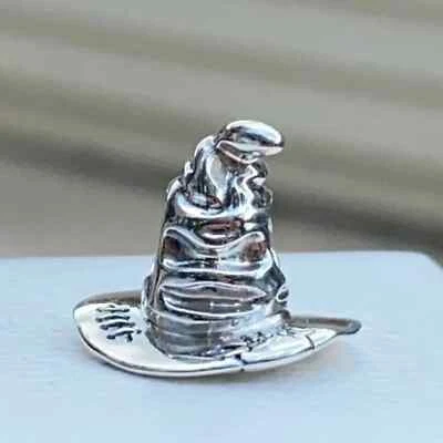 AUTHENTIC PANDORA SILVER CHARM HARRY POTTER SORTING HAT  #799126C01 #142 - Image 1 of 4