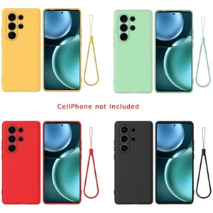 Protector de teléfono de silicona versátil con cordón resistente para teléfono Itel S25 Ultra - Imagen 1 de 10