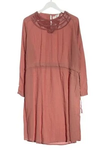 POMANDèRE Vestido de manga larga Mujeres Talla EU 44 nude look casual - Imagen 1 de 5