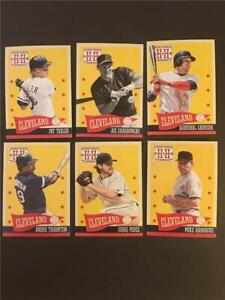 2013 Panini Hometown Heroes Cleveland Indians Team Set 6 Cards