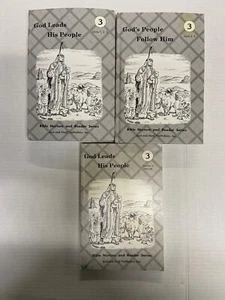 Rod and Staff Bible 3 set God Leads His People Textbooks AND Teachers Manual - Picture 1 of 3