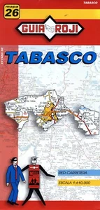 Mappa da viaggio Tabasco di Guia Roji (2004) (NUOVA DI ZECCA) - Foto 1 di 2