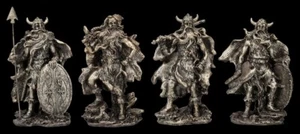 Wikinger Figuren 4er Set - Krieger Odins - Geschenk Vikings Krieger Deko - Bild 1 von 8