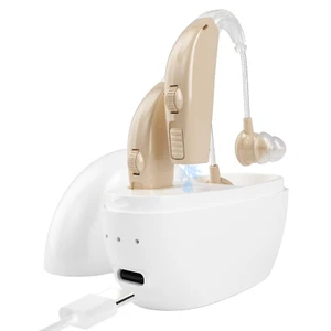 Hearing Aids for Seniors with Hearing Loss, Rechargeable Hearing Amplifiers USA - Picture 1 of 12