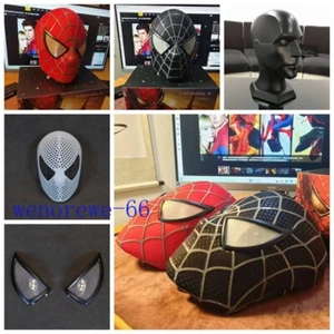 New Handmade Classic Toby Spider-man 3D Mask Face Shell Eyes Helmet Cosplay Prop - Picture 1 of 29