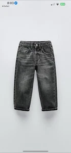 ZARA BOY LOW-RISE RIPPED JEANS - Picture 1 of 3