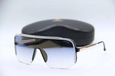 NEW CARRERA 1060/S CCP1V BLACK WHITE GOLD GRADIENT AUTHENTIC SUNGLASSES 140 MM - Image 1 of 4