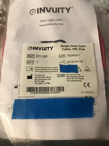 Stryker Invuity FC1SP Fiber Optic Cable, 10ft, Pink / New - Picture 1 of 3
