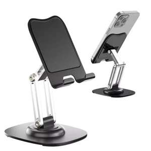 For iPad iPhone Kindle Tablet Adjustable Cell Phone Stand Holder Desk Dock Mount - Photo 1 sur 16