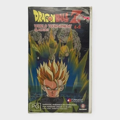 Dragon Ball Z: World Tournament Blackout 4.8 VHS - 2002 Ex-Rental (Ep 201-204) - Image 1 of 4