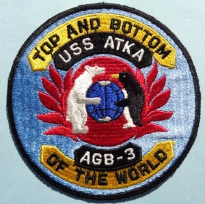 1950's Vietnam era USN US Navy USS Atka AGB-3 icebreaker 1950-1966 patch - Picture 1 of 2