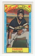 1979 Kellogg's 3-D Super Stars Baseball Card #21 Dave Parker Pittsburgh Pirates