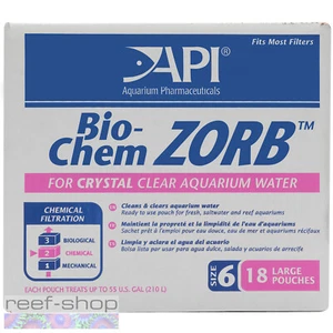 API Bio-Chem Zorb Talla 6 Venta al Mayor Paquete de 18 Resina Mezcla de Carbono Superior - Imagen 1 de 3