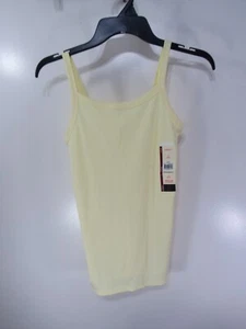 New No Boundaries Rib Cami Size S 3 5 Juniors Yellow - Picture 1 of 4