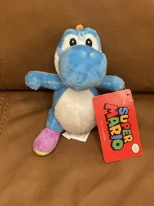 Nintendo Super Mario Blue Yoshi Good Stuff Plush  - Picture 1 of 10