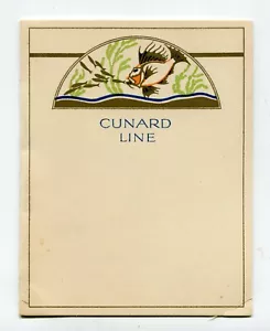 Vintage Cruise Ship Dinner Menu CUNARD RMS BERENGARIA Sept 1931 PERSONALIZED - Picture 1 of 2
