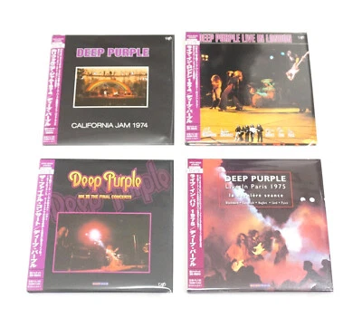 Deep Purple - Mini LP CD 1974/1975 Live 4 Titles Set Paper Sleeve Obi VAP Japan - Image 1 of 4