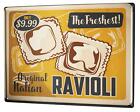 Blechschild Retro Ravioli italien