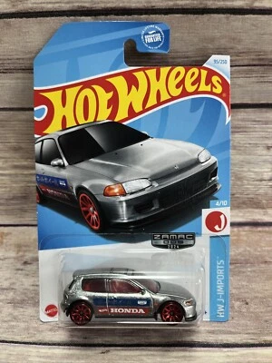 Hot Wheels '92 Honda Civic EG - Zamac Walmart Exclusive - Imagem 1 de 3