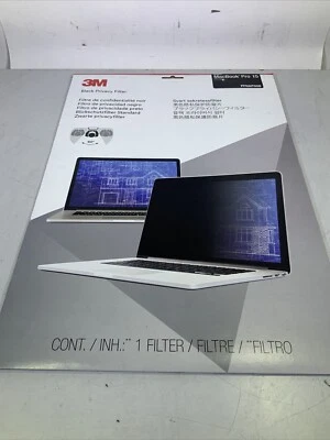 3M Black Privacy Filters for Apple MacBook Pro 15 | PFNAP008 - NG D1F - Image 1 of 4