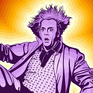 Back to the Future Christopher Lloyd/Doc Emmett Brown Pop Art Ltd. Ed. Print - Picture 1 of 3