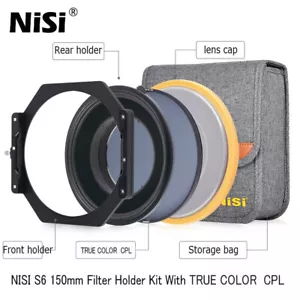 NiSi S6 150mm Filter Holder Kit with CPL for Nikon NIKKOR 14-24mm f/2.8G ED Lens - Picture 1 of 7