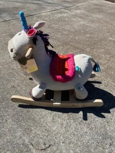 Dilly Dally bb Toys unicorn rocker rocking horse 18 month child rocker NWT New - Picture 1 of 5