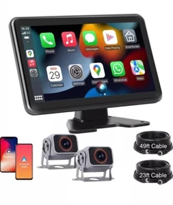 10'' CarPlay with Backup Camera System, Wireless Apple Carplay for Trucks, RVs - Picture 1 of 20