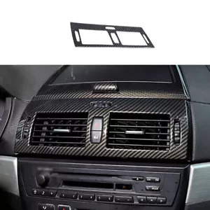 ABS Carbon Fiber Middle Console Air Outlet Vent Trim For BMW X3 E83 2006-2010 - Picture 1 of 10