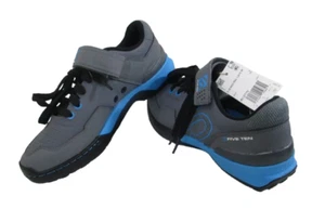 NEW Five Ten Kestrel Womens Cycling Shoes 7.5 Gray Five/Shock Cyan/Black $155 - Picture 1 of 6