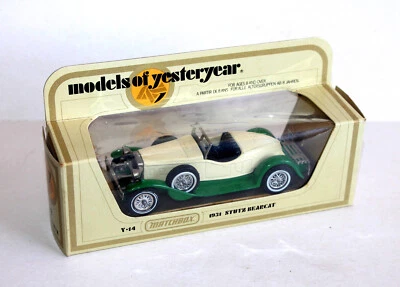MATCHBOX, MODELS OF YESTERYEAR - Y-14 STUTZ BEARCAT 1931, MINIATURE 1/44 VOITURE - Photo 1/4