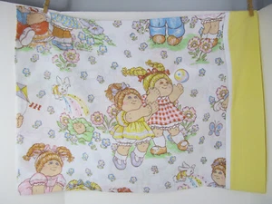 Vintage Cabbage Patch Kinder Kissenbezug Standardgröße Einzelmuster Z3 - Bild 1 von 8