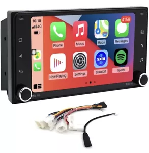 For Toyota Yaris 2007-2011 Apple CarPlay Android Auto Car Stereo Radio GPS 4+64G - Picture 1 of 4