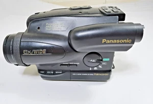 Panasonic VHS-C Camera NV-S250PN Palmcorder Video Recorder 8X Wide Untested - Picture 1 of 11