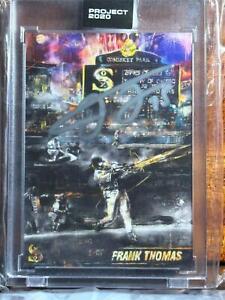 2020 TOPPS PROJECT MMXX #331 FRANK THOMAS ON CARD AUTO BGS AUTHENTICATION