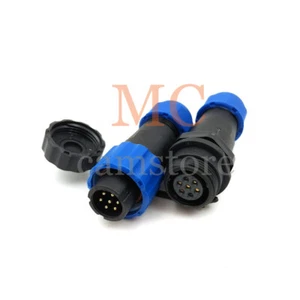 SD13 7Pin Circular Waterproof Connector,Aviation Cable Connector Plug Socket - Picture 1 of 7