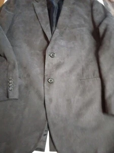 Tasso Elba Mens Blue Blazer Sport Coat Two Button Casual Jacket 42L - Picture 1 of 5