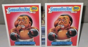 2015 GARBAGE PAIL KIDS 30TH ANNIVERSARY MAD MIKE & TESTY TY  MIKE TYSON SPOOF NM - Picture 1 of 4