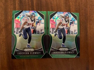 2019 Panini Prizm JADEVEON CLOWNEY Green Prizm LOT (2) - Picture 1 of 2
