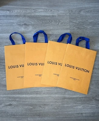 Set Of 4 Authentic Louis Vuitton Shopping Bags , Gift Bags Medium 14inX10in - Image 1 of 4