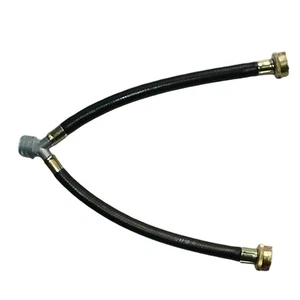 Washer Hose Y Connector Y Mixer Pipe 30cm Hot and Cold Water Mixer Hose for V - Picture 1 of 7