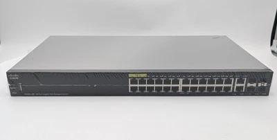 Cisco SG350-28P-K9 28-Port Gigabit PoE Managed Switch | 5-Star Certified - Image 1 of 3