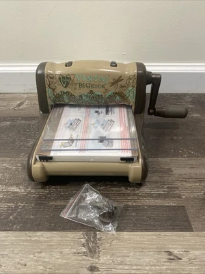 Sizzix Vintaj Big Kick Die Cut Embossing Machine Jewelry Scrapbook Crafting - Image 1 of 4