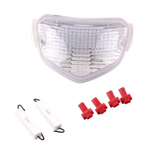 LED Taillight Turn Signal Lamp White Clear Lens For SUZUKI GSXR600/750 2004 2005 - Picture 1 of 7