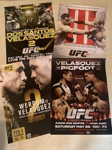 UFC 18x24 Poster Lot 4 Kain Velasquez Dos Santos Werdum Jagd 155 160 166 196 - Bild 1 von 5